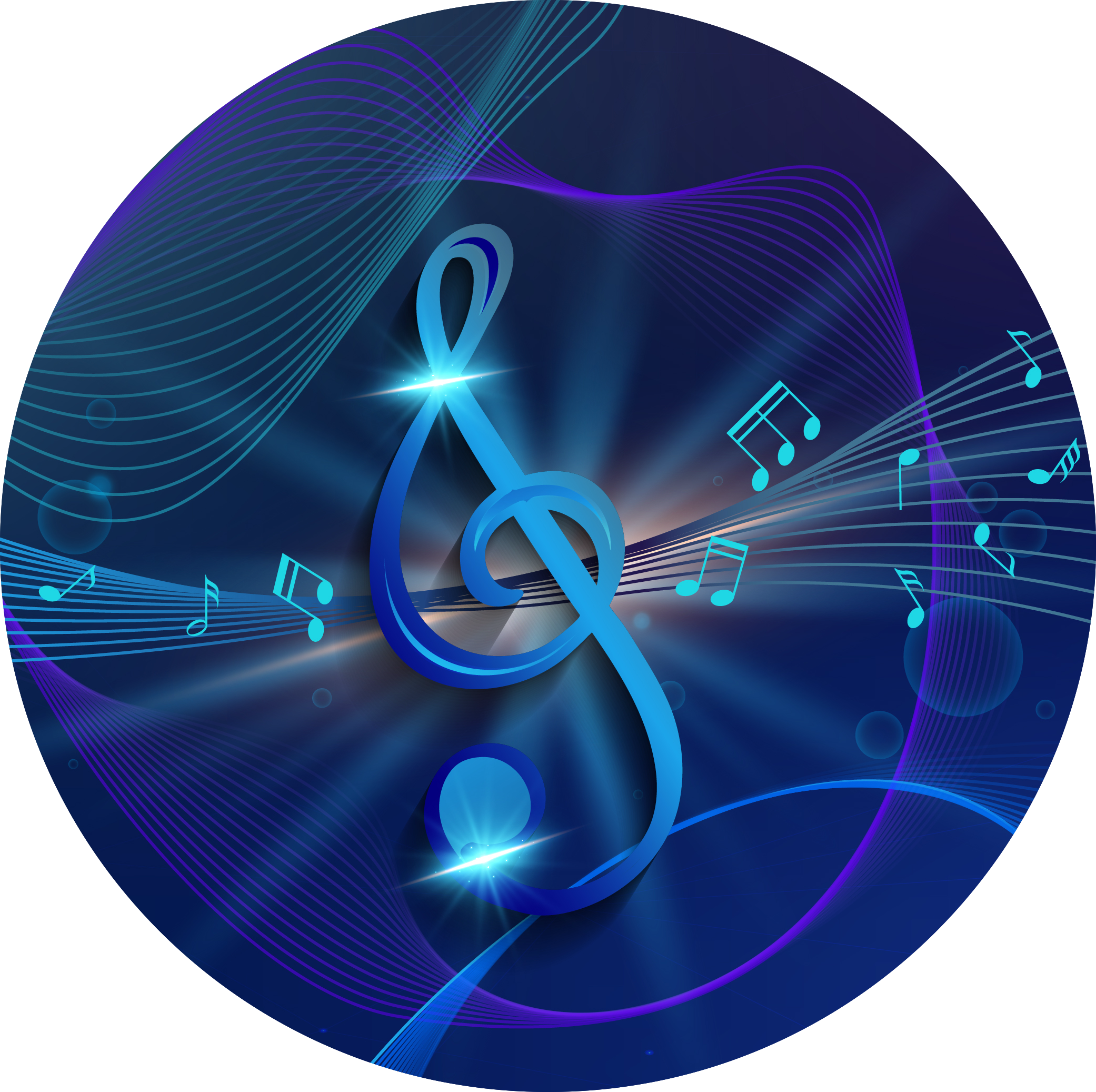 Music Publishing Designed Image (Circle)